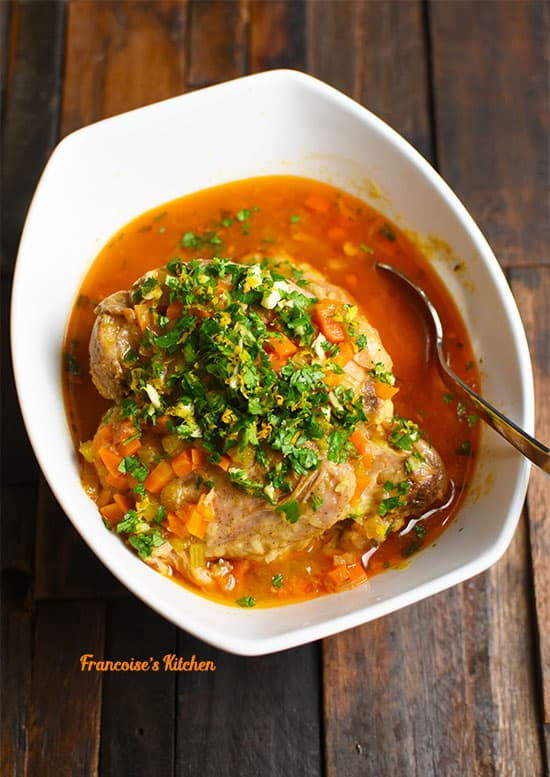 Lamb Tagine in Granite Ware Roaster - Francoise's Kitchen