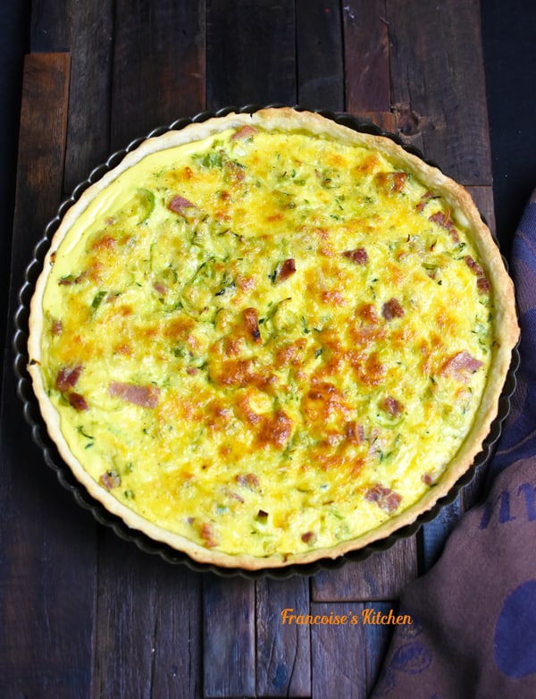 Pâtes Orzo au Saumon, Courgettes et Poireau - Francoise's Kitchen